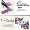 Sterla Premium Twinmarkers Stiften – 80-delige Alcohol Markerset met Drie Tips in Eén Marker, Inclusief Opbergtas
