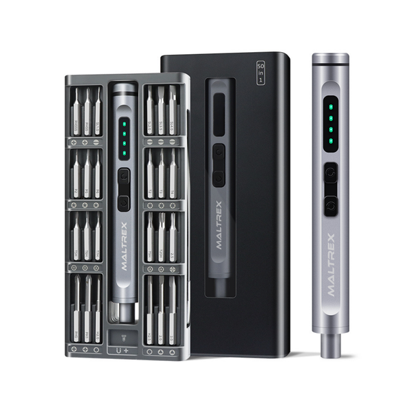 50in1 Elektrische Schroevendraaierset – USB-C – LED Licht – Magnetische Bitset – Precisie Gereedschap