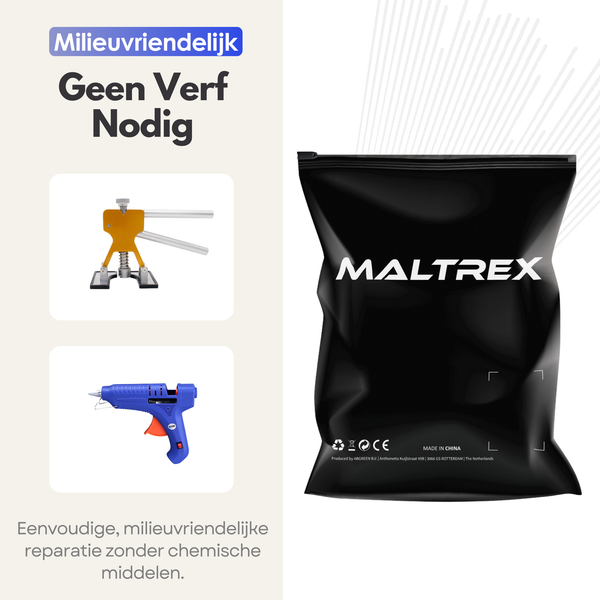 Maltrex 31-Delige Uitdeukset Auto – Deukentrekker Gereedschap met Lijmpistool, Lijmstiften en Hulpstukken – Geschikt voor 3-10 cm Deuken