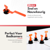 51 Piece Tile Leveling Set - Reusable Tile Leveling System - Perfect Tile Alignment in a Snap 