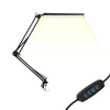 Verstelbare LED Bureaulamp - 3 Lichtstanden - Dimbaar - Verstelbaar - Met Klembevestiging - Zwart